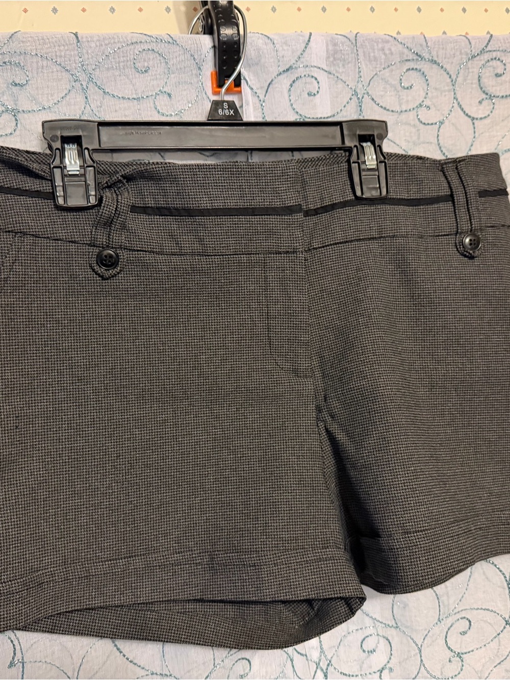 Maurices Gray Textured Cargo Dress Shorts